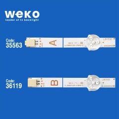 5340 35563X4 36119X2 JL.D48051330-078AS-C/HS-C 6 ADET LED BAR (5LENS)