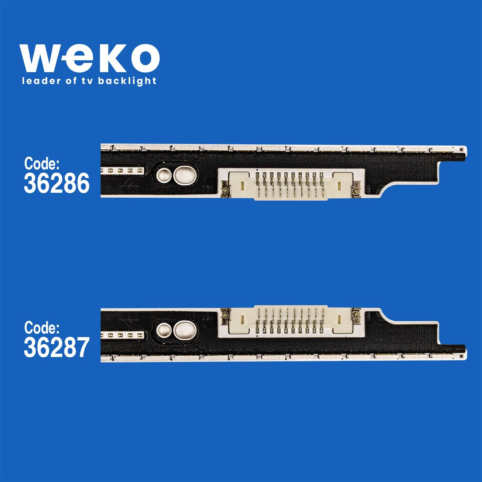 5391 36286X1 36287X1 SAMSUNG_2013SVS40_7032SNB 2 ADET LED BAR (59LED)