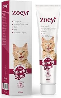 Petmagic Zoey Biyotin, Çinko ve Omega 3 Deri ve Tüy Sağlığı Destekleyici Kedi Macunu 100 gr