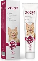 Petmagic Zoey Biyotin, Çinko ve Omega 3 Deri ve Tüy Sağlığı Destekleyici Kedi Macunu 100 gr