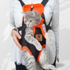 Kedi ve Köpek Ana Kucağı Oranj - Xxs