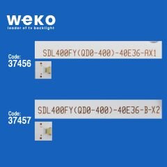 6792 37456X1 37457X2 SDL400FY(QD0-400)_40E36_A/B 3 ADET LED BAR