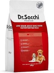 Dr.Sacchi Premıum Düşük Tahıllı Sığır Etli Yetişkin Köpek Maması 1,5 Kg