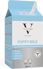 Vetcure Puppy Milk Yavru ve Anne Köpek İçin Tamamlayıcı Süt Tozu Takviyesi 200 gr