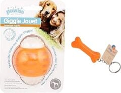 Pawise Giggle Jouet Sesli Rugby Top Köpek Oyuncağı 8 cm