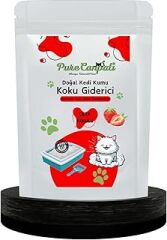 PureCanpati Kedi Kumu Koku Giderici- Kötü Kokuları Giderir - Doğal Koku Giderici -Çilek Kokulu 240 Gr