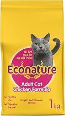 Econature Yetişkin Kedi Mamasi Tavuklu 1 Kg Sari Ambalaj