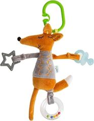 Babyjem Fox Puset Oyuncağı Gri/Kahve