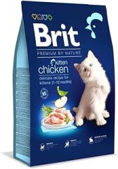 Brit Premium By Nature Yavru Kediler İçin, Tavuk Etli Kuru Mama, 8 kg