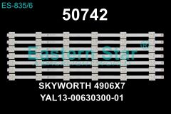 5742 35041X7 SKYWORTH 4906X7 - 175-180 3.0-3.3 C - YAL13-00630300-01 7 ADET LED BAR