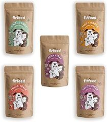 fitfeed Freeze-Dried Çiğ Köpek Ödülleri Tanışma Paketi 5x15g