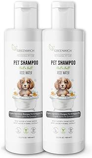 Pet Şampuanı Pati Şampuanı Vegan Organik Kedi Köpek Arındırıcı Kaşıntı Tahriş Koku Giderici 400 Ml*2