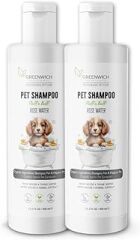 Pet Şampuanı Pati Şampuanı Vegan Organik Kedi Köpek Arındırıcı Kaşıntı Tahriş Koku Giderici 400 Ml*2