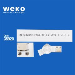 5861 35920X2 SAMSUNG_2017SVS32_28N1_B2_09_REV1.7_131015 2 ADET LED BAR (9LED)