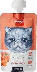 Wanpy Taze Somonlu&Tavuklu Kedi Et Ezmesi 90 gr