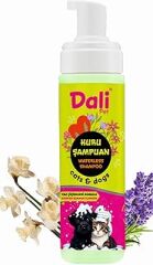 Dali Pet Kedi ve Köpekler için Kuru Şampuan, Durulamasız, Susuz - Bit, Pire, Dış Parazit, Kene, Uyuz Önleyici, Kaşıntı Giderici, Tarak ile Kullanılabilir, Yaz Çiçekleri Kokulu, 200 ML