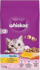 Whiskas Tavuklu Kısırlaştırılmış Kedi Maması 1.4 Kg