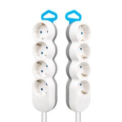 VE-2S4N 4LÜ 1.5 METRE KABLOLU GRUP PRİZ