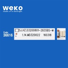 5926 36616X2 SJ.HZ.D3200801-2835BS-M 2 ADET LED BAR