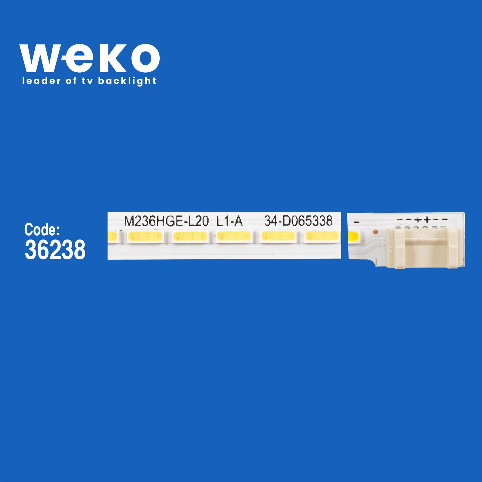 5941 36238X1 M236HGE L20 C3/C4 4020 M236HGE-L20 Rev.C4  34-D083369 J1 1 ADET LED BAR (28LED)