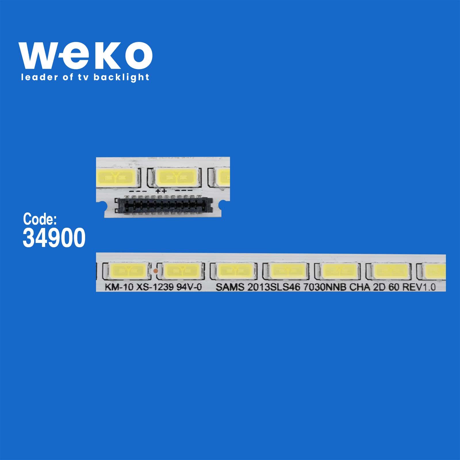 5948 34900X1 SAMSUNG 2013SLS46 7030NNB 60 REV1.0 1 ADET LED BAR (60LED)