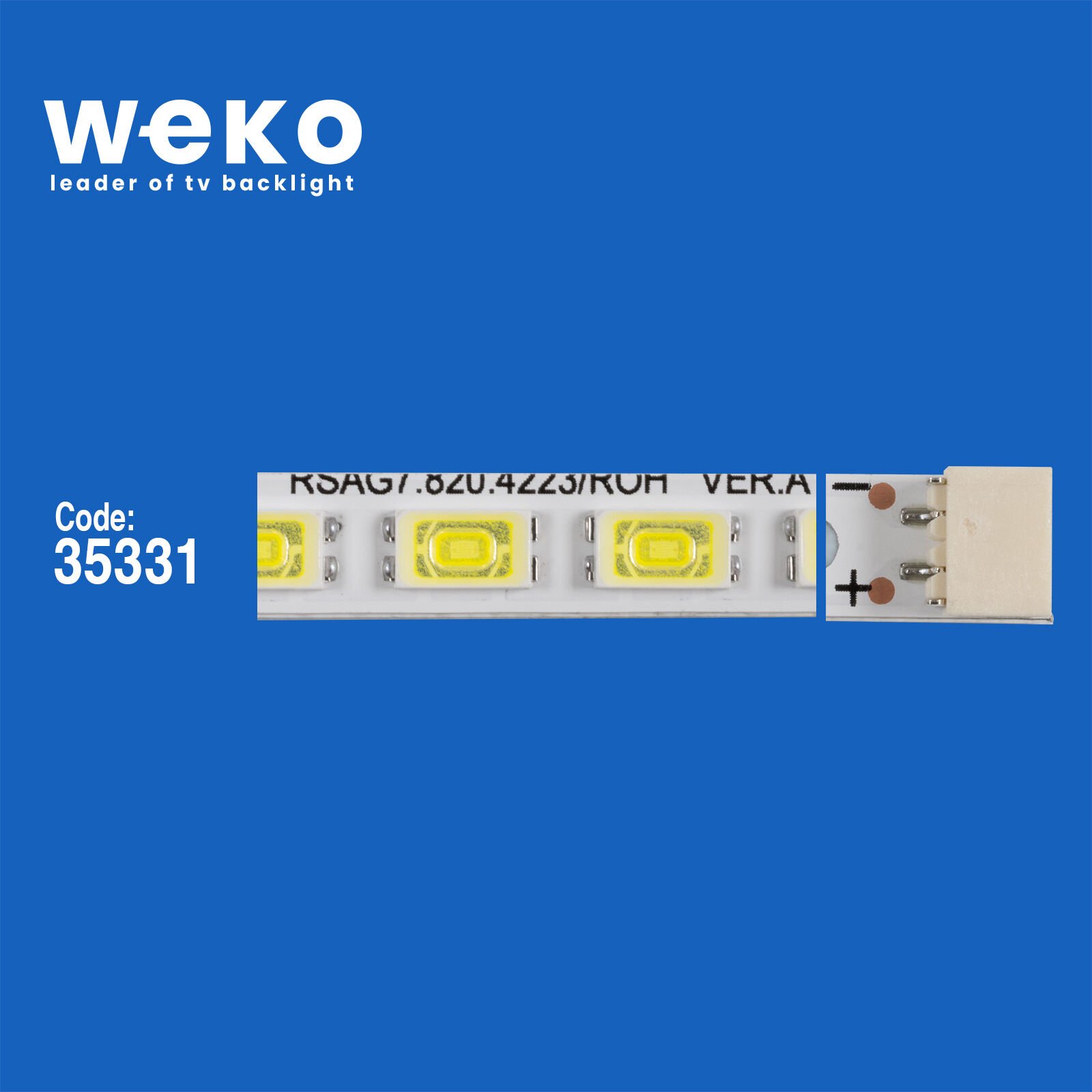 5952 35331X1 HE315DH-E01-90 - RSAG7.820 4223/ROH VER.A 1 ADET LED BAR (45LED)