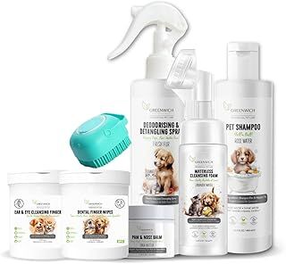 Tepeden Patiye Set, Şampuan Kuru Köpük Pati Burun Balm Göz Kulak Diş Mendil Tüy Kıtık Açıcı Vegan Organik Bitkisel, Pire Bit Parazit Kene Uzaklaştırıcı