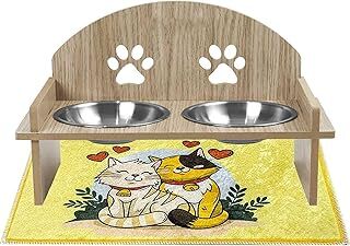 gobypet always the best Mama Kabı, Ahşap Kedi Mama ve Su Kabı ile Paspası, Kedi Mama Su Kabı, Çift Hazneli Metal Mama ve Su Kabı, Çift Hazneli Kedi Mama ve Su Kabı, Köpek Mama kabı (Oval Mama Kabı)