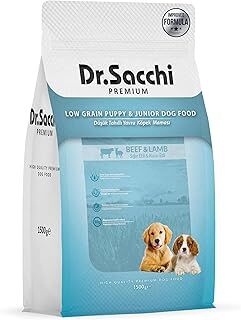 Dr.Sacchi Premium Düşük Tahıllı Sığır Etli ve Kuzu Etli Düşük Tahıllı Yavru Köpek Mamas 1,5 Kg