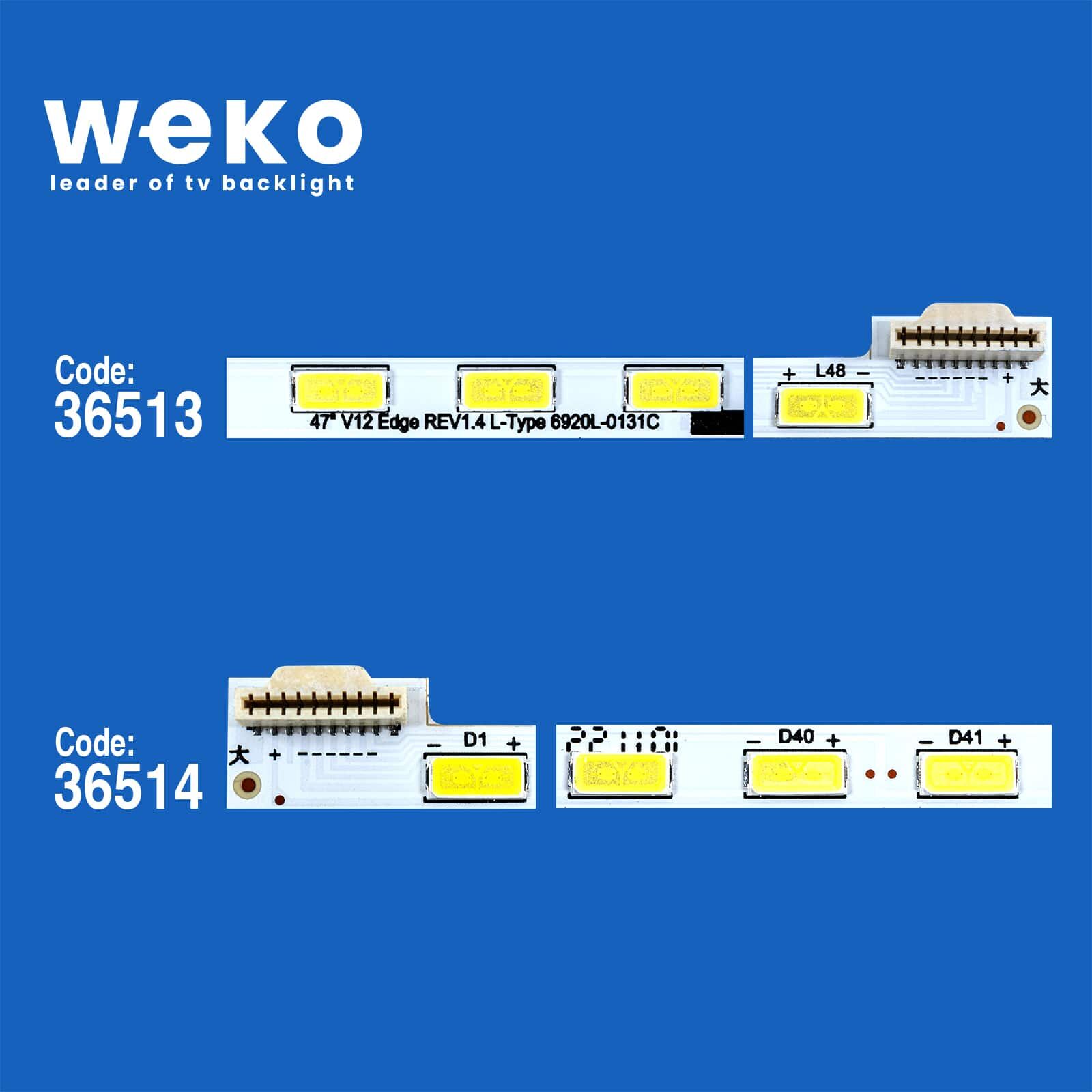 5443 36513X1 36514X1 47 V12 PD REV0.2 2 ADET LED BAR (60LED)