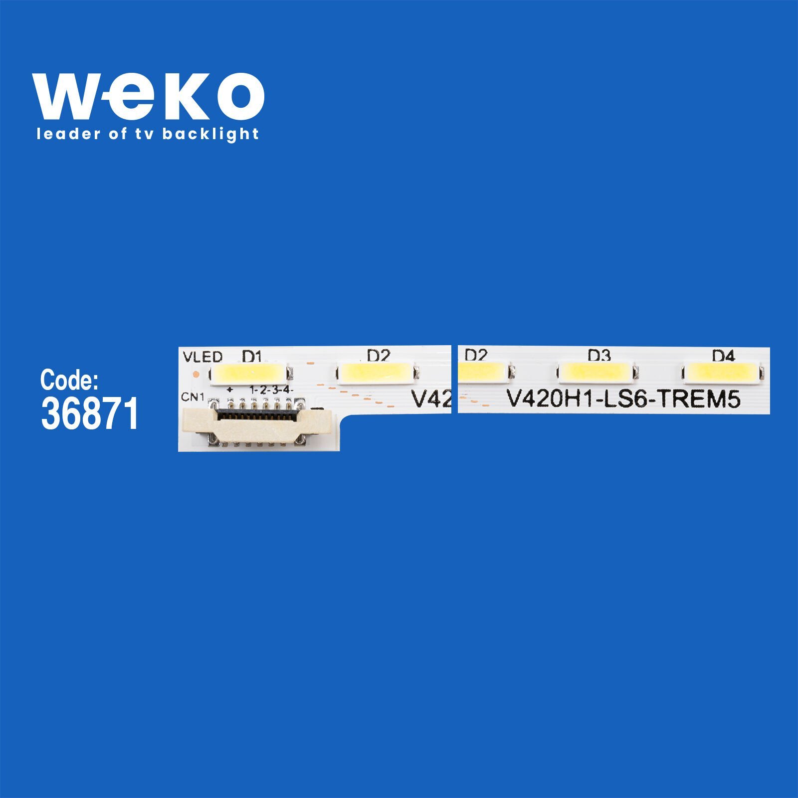 6082 36871X1 V420H2-LE6-TREM3  1 ADET LED BAR (48LED)