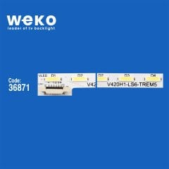 6082 36871X1 V420H2-LE6-TREM3  1 ADET LED BAR (48LED)