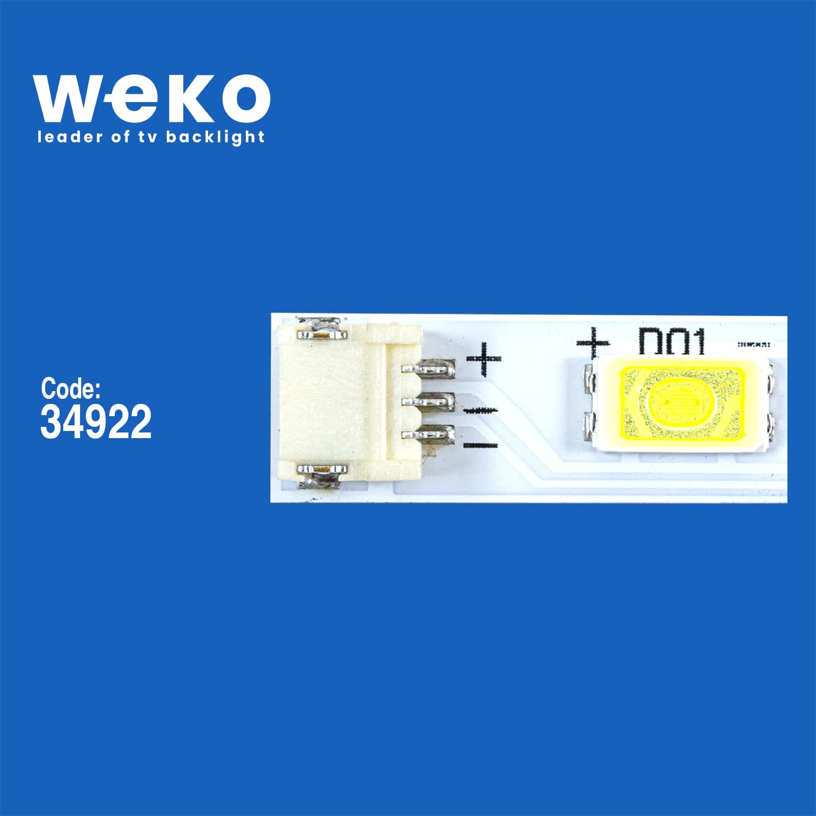 6072 34922X2 31T12-01A - WT-31T12001-MXB6X-X-1-05L-7629 L019  2 ADET LED BAR (36LED)