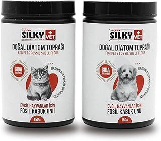 Silky Vet+ - Köpek ve Kediler için Doğal Diatom Toprağı - Gıda Takviyesi/Sindirim düzenleyici (150gr)