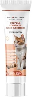 Kahu Naturals Immunovital Malt Kedi Vitamin Takviyesi, Beta Glukan, Ekinezya, Propolis, Karamürver,100 ml