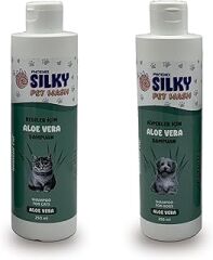 Silky Köpek ve Kediler için Aloe Vera Özlü Doğal Şampuan, 250 ml