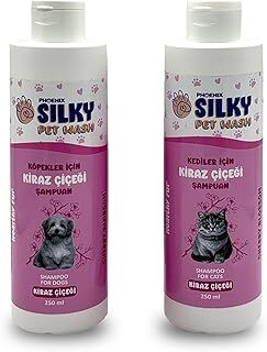 SilkyPetWash - Köpek ve Kedilere özel Doğal Kiraz Çiçeği Özlü Şampuan - 250ml
