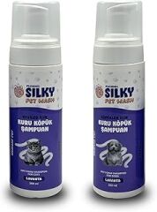 SilkyPetWash - Köpek ve Kedilere özel Lavanta Özlü Kuru Köpük Şampuan - 200ml