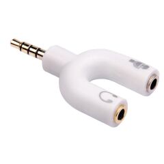 PM-4318 3.5 MM STEREO ERKEK KULAKLIK + HOPARLÖR DİŞİ ÇOKLAYICI JACK