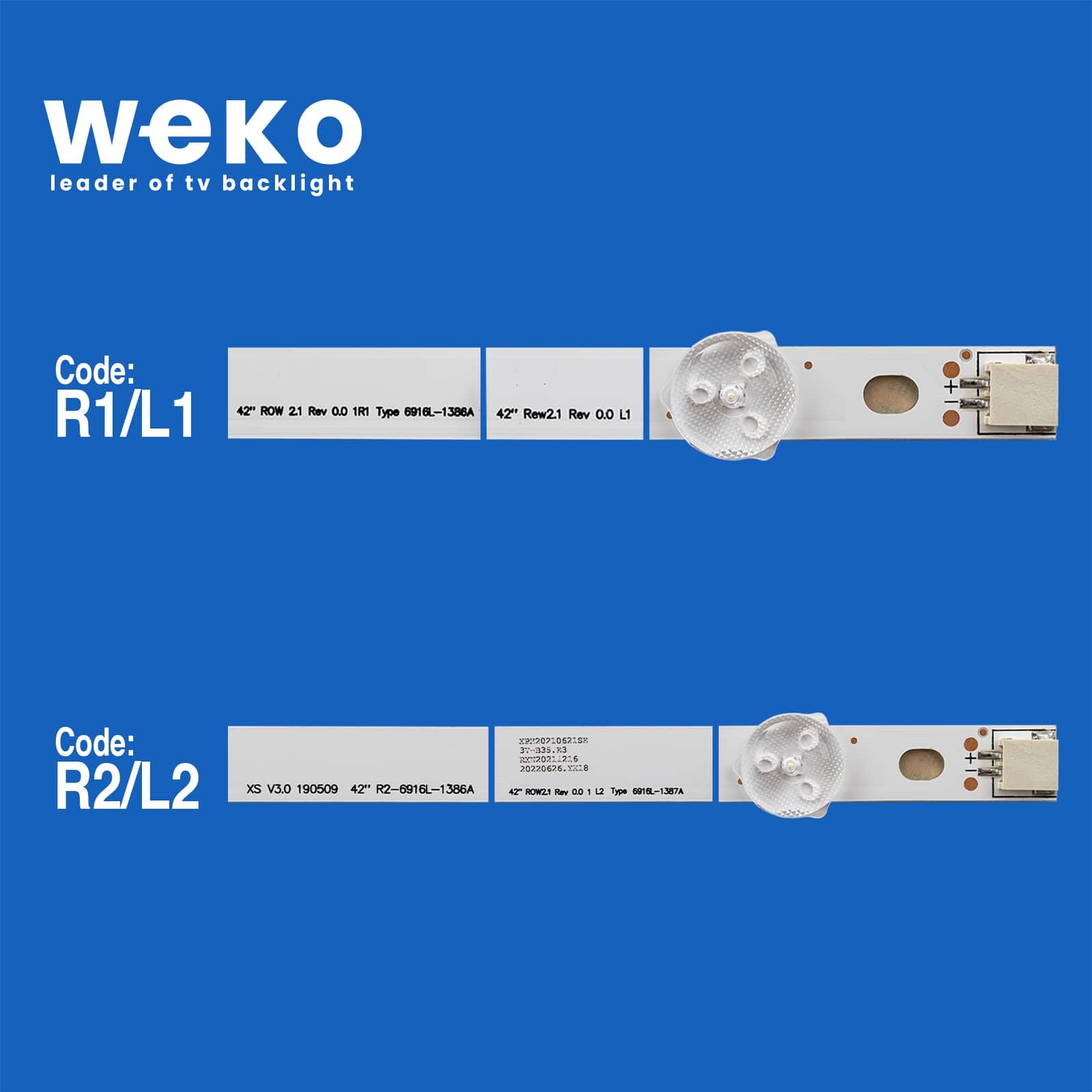 6364 35756X3 35757X3 35758X2 35759X2 42 ROW2.1 REV 0.6 1 82,5 CM BİRLEŞTİRİLMİŞ LED KODU 5 ADET LED BAR