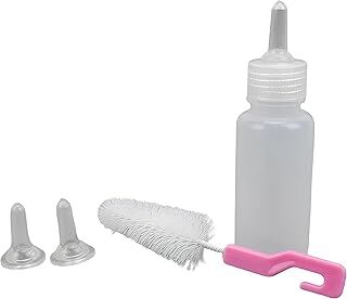 AEE® Yavru Kedi Köpek Besleme Biberonu Yavru Süt Tozu İçirme Aparatı 2 Adet Yedek Uç ve Temizleme Fırçası