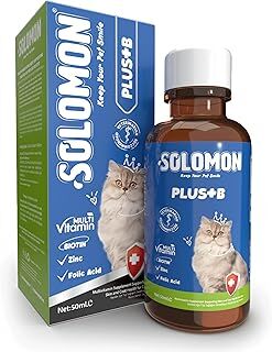Solomon Plus+B Kediler İçin Tüy Sağlığını Destekleyici Multivitamin Damla