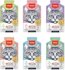Wanpy Karışık Aromalı Kedi Çorbası (50GR X 6 Adet) Sıvı Kedi Ödülü