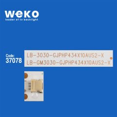 6343 37078X4 LB-GM3030-GJPHP434X10AUS2-X  4 ADET LED BAR
