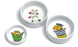 Karlie Seramik Gine Pig Desenli Mama Kabı, 300 ml