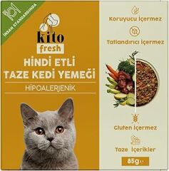 Kito Fresh Hindi Etli Kedi Yemeği