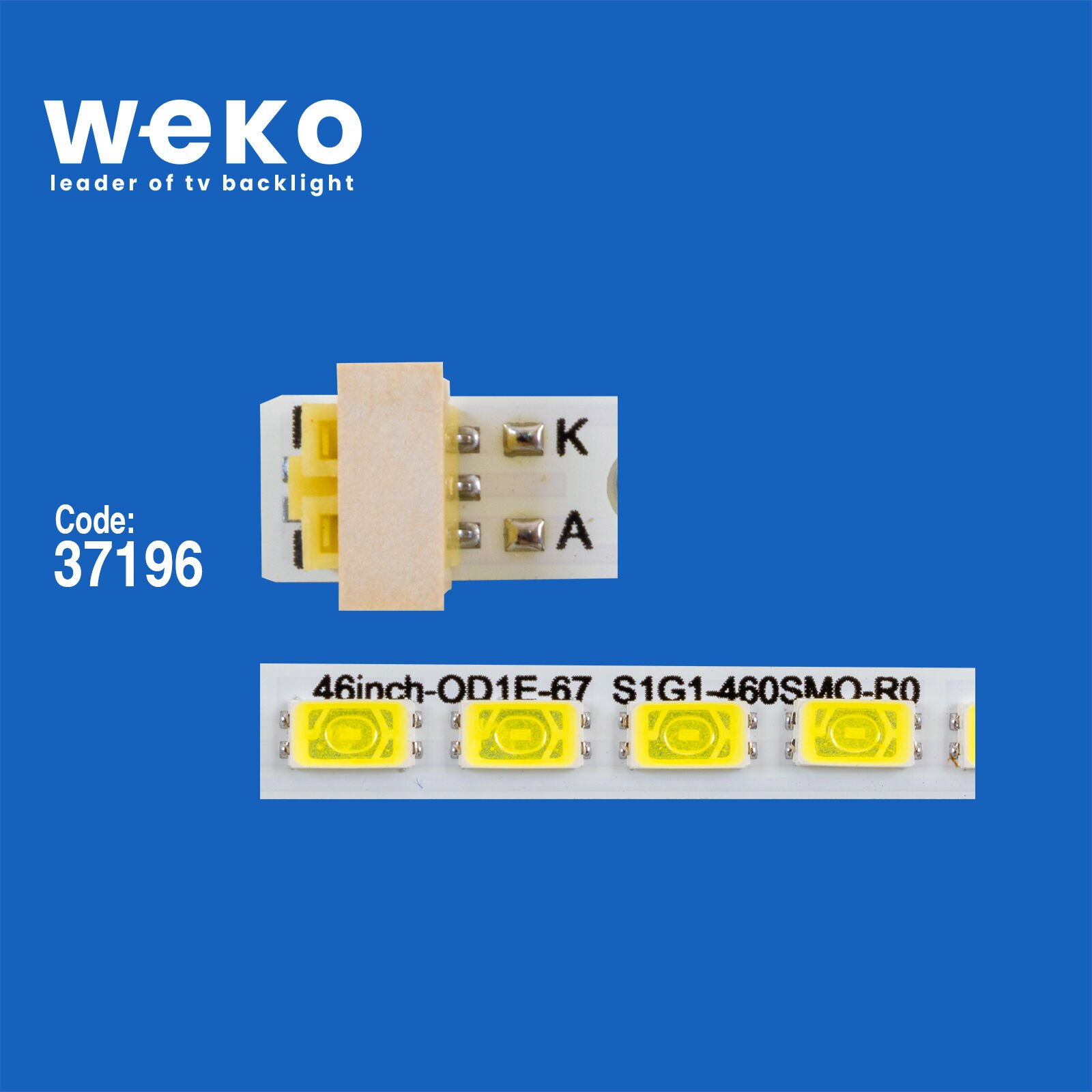 6495 37196X2 46INCH OD1E-67 S1G1-460SMO-R0 2 ADET LED BAR (67LED)