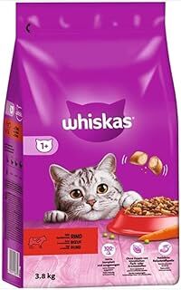 Whiskas Biftekli ve Havuçlu Yetişkin Kedi Maması 3,8 Kg