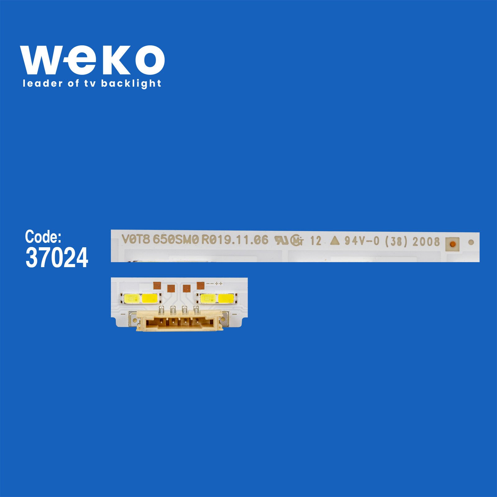 6531 37024X2 V0T8-650SM0-R0 BN96-50380A  2 ADET LED BAR (54LED)