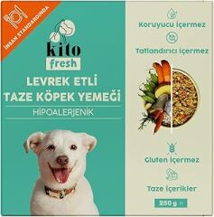 Kito Fresh Levrek Etli Taze Köpek Yemeği, 250gr